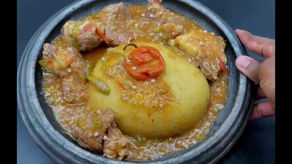 Sauce kopè avec foutou